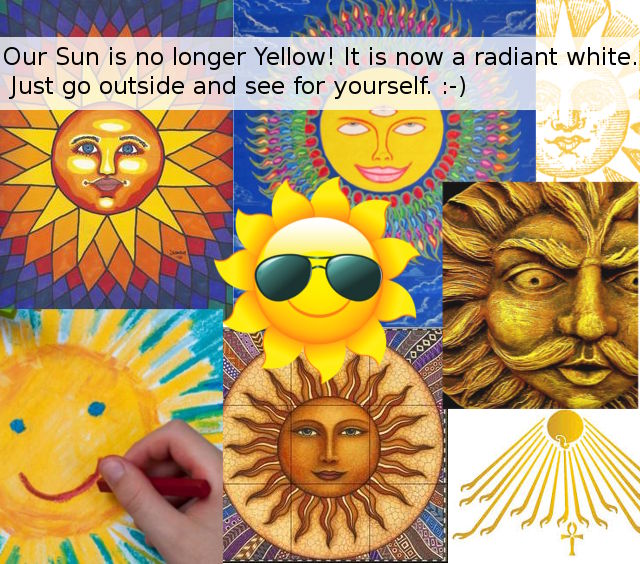 Our Sun Is no longer Yellow!